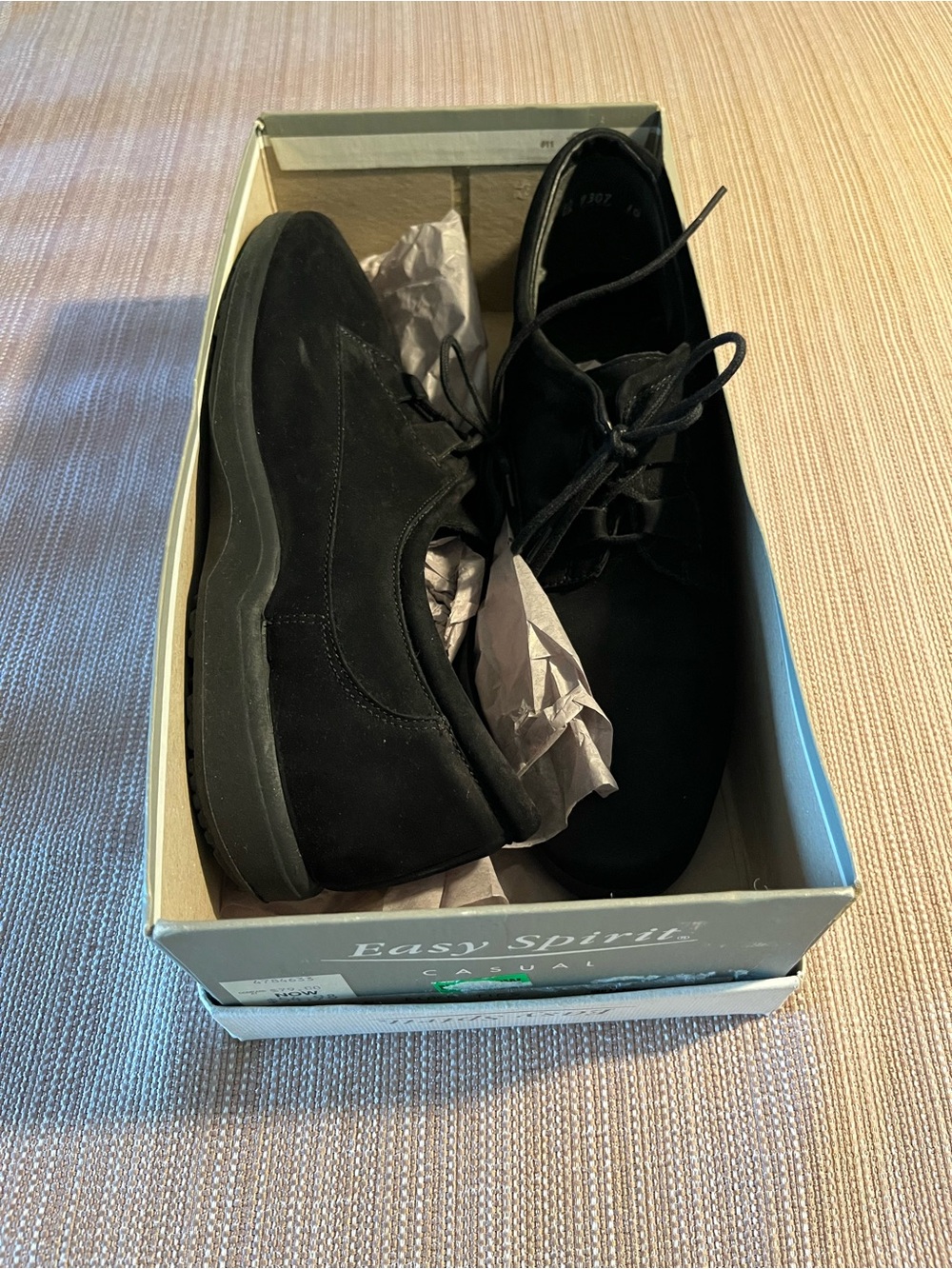 NEW! Women’s Black Easy Spirit Tie Shoes Size 10 Narrow